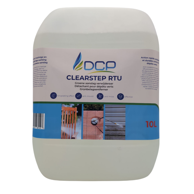 DCP ClearStep RTU 10L Gebruiksklare groene aanslagverwijderaar