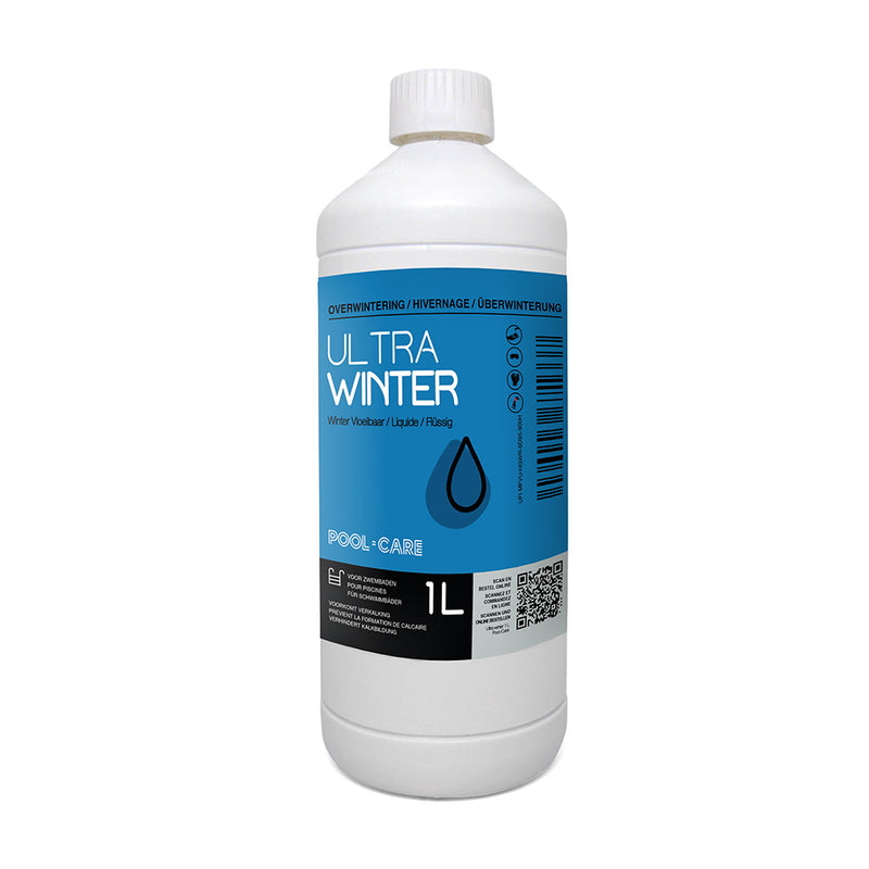 Pool-Care Ultra winter 1 l - Helder zwembadwater - Algenbestrijding - Vlokmiddel - Vloeibaar - Winter