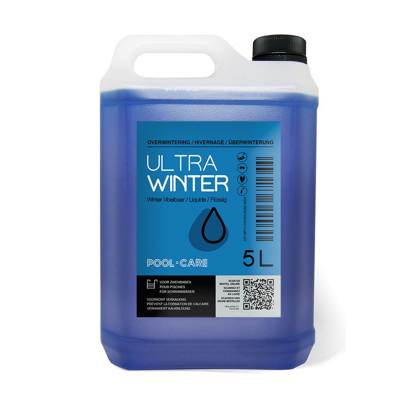 Pool-Care Ultra winter 5 l - Helder zwembadwater - Algenbestrijding - Vlokmiddel - Vloeibaar - Combo