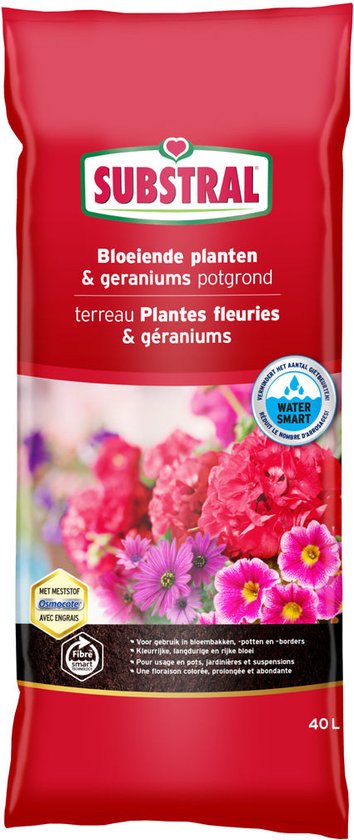 Substral Potgrond Voor Bloeiende Planten & Geraniums 40L