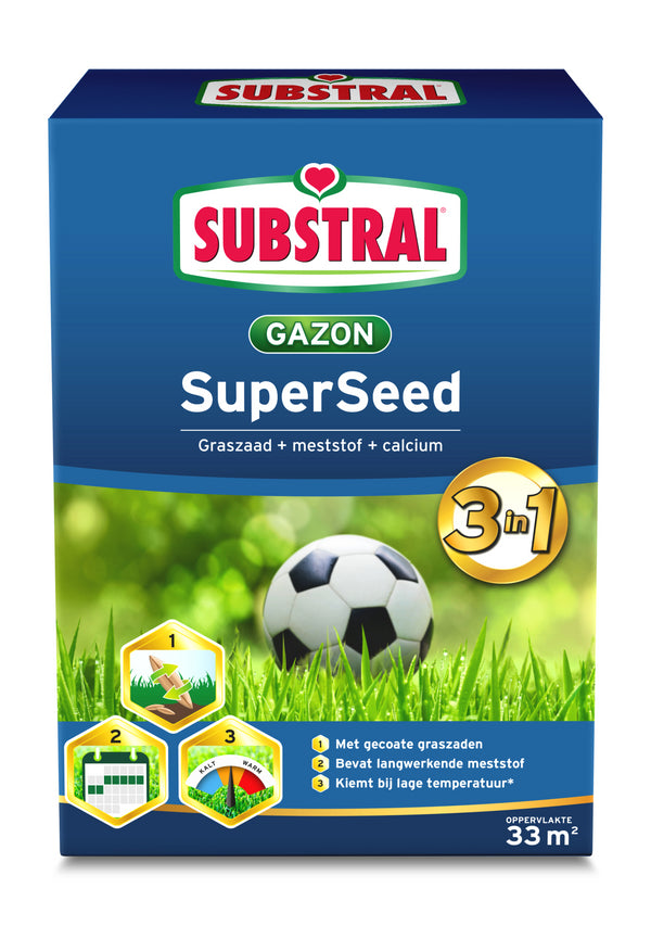 Substral Super Seed 3-In-1 33m²