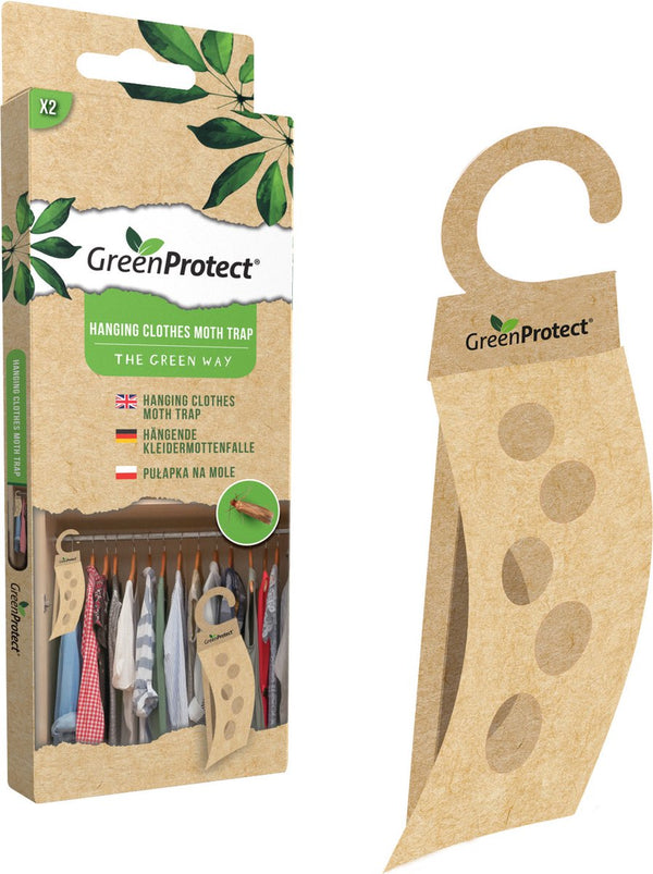 Green Protect hangende Kleermottenvanger / piège à mites à suspendre 2 stk/pce