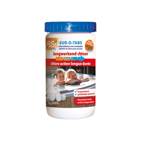 Langwerkend chloor briketten 20 g - 1 kg (4012B)