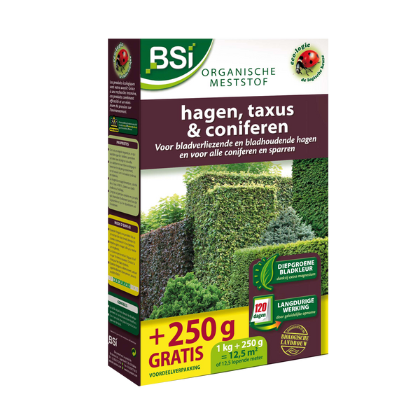 Bio Hagen, taxus en coniferen meststof 1,25 kg