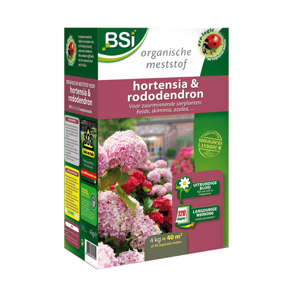 Bio Hortensia en Rododendron meststof 4 kg