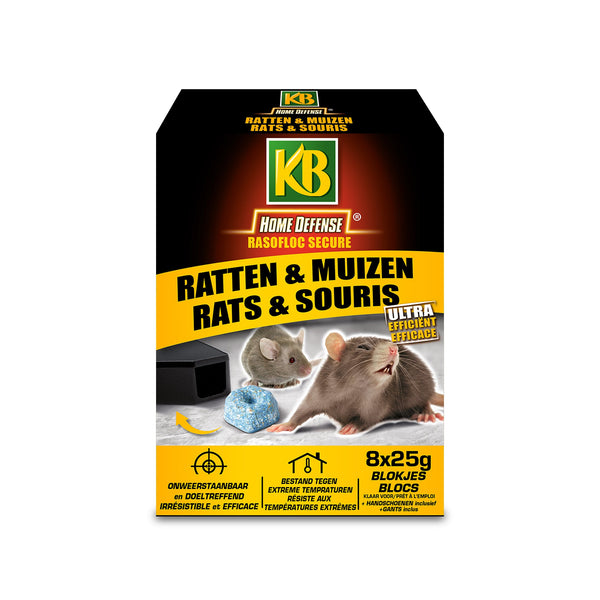 KB Home Defense Ratten & Muizen Rasofloc bloc