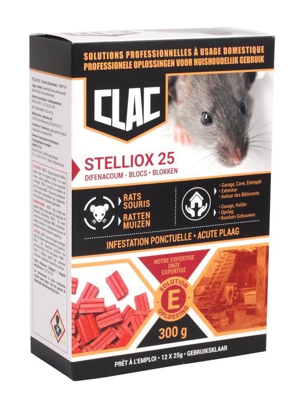 STELLIOX 25 Waterbestendige Blokken Ratten & Muizen