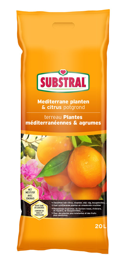 Substral Potgrond Voor Mediterrane Planten & Citrus 20L