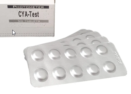 CYA-test  tabletten voor Pool-lab tester - 10 stuks - Navultabletten