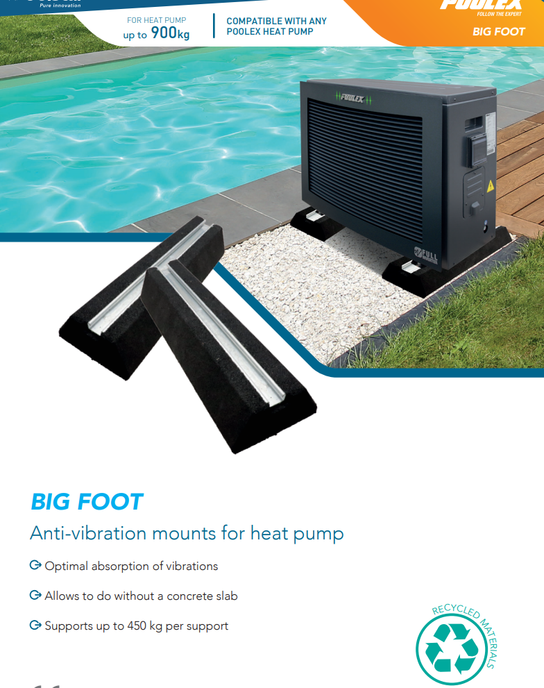 Paire de support pour Heat Pump (Big Foot)