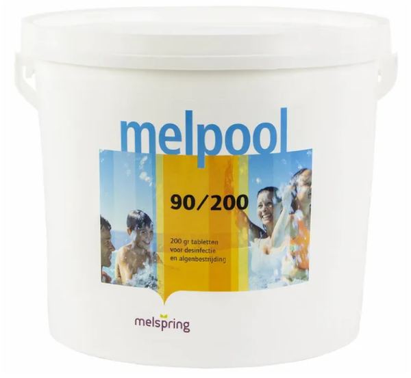 Melpool chloortabletten 200gr/5kg