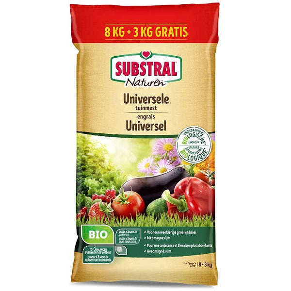 Substral Naturen Universele Tuinmest 8kg + 3kg gratis