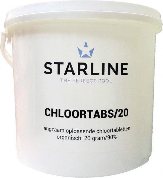 Starline chloortabletten 20gr/5kg